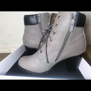 Great and black booties.